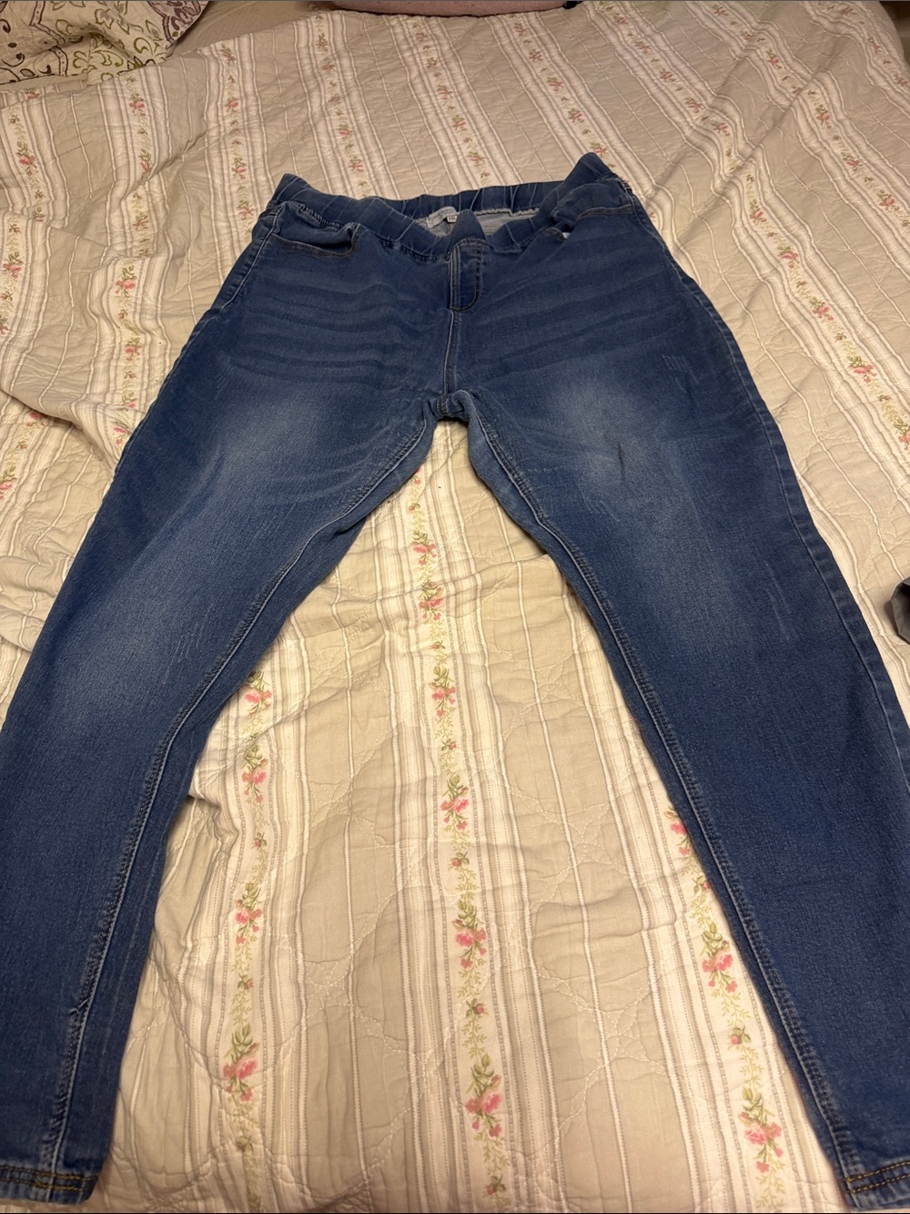Chic Soul Women's Dark Blue Stretch Jeggings